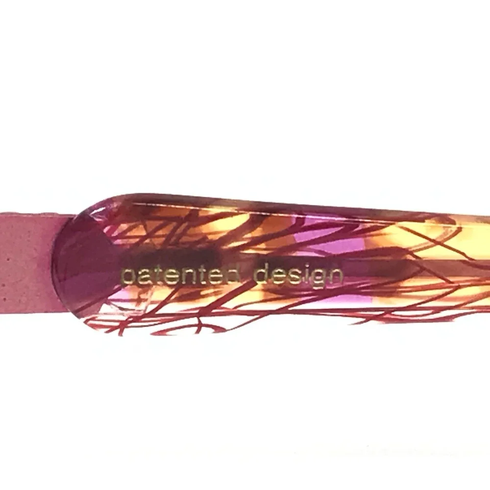 BOZ Eyeglasses Frames TIME 8171 Pink Acetate Rose Inox Violet 54.5-15.5-130